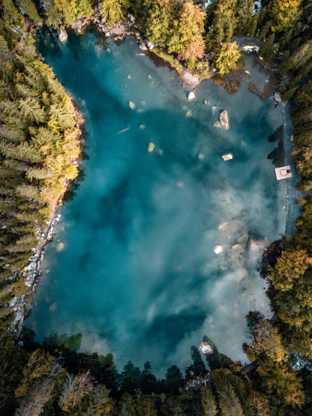 Drone Lac vert Haute Savoie