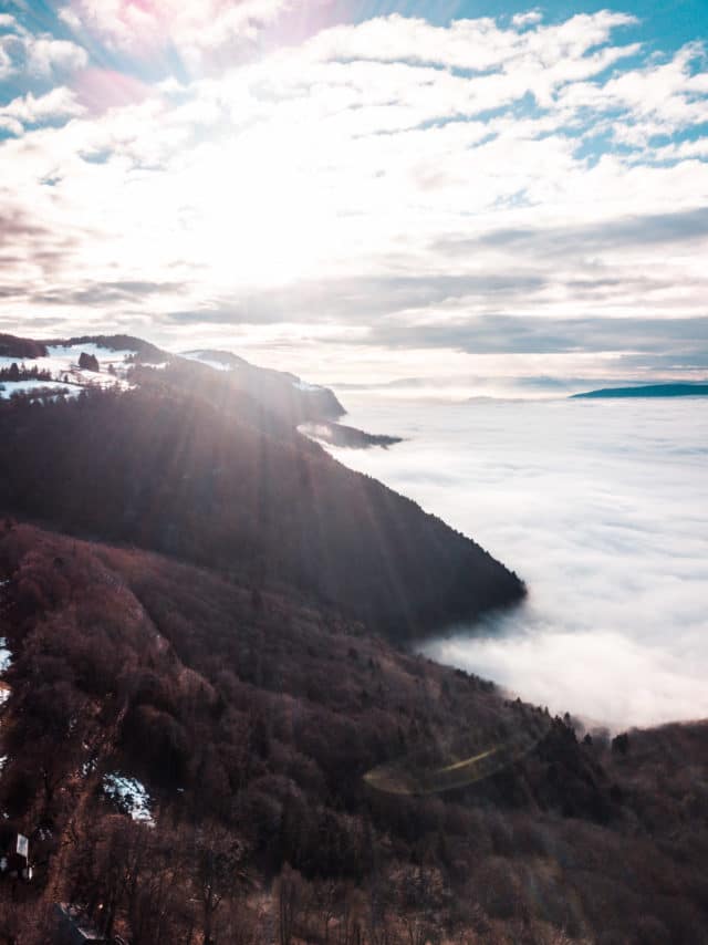 Mer de nuages Mont Salève drone